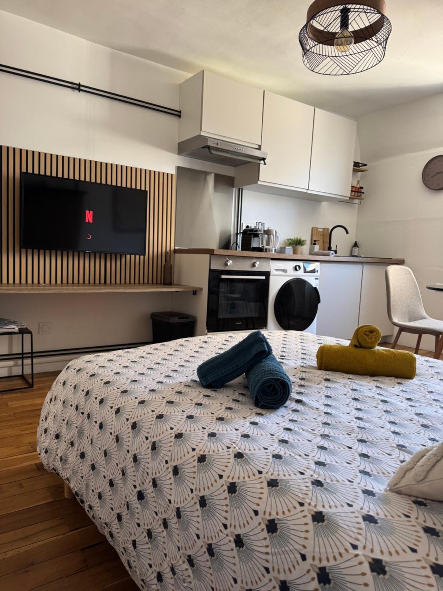 Charmant Appartement Au Coeur De ブールジュ エクステリア 写真