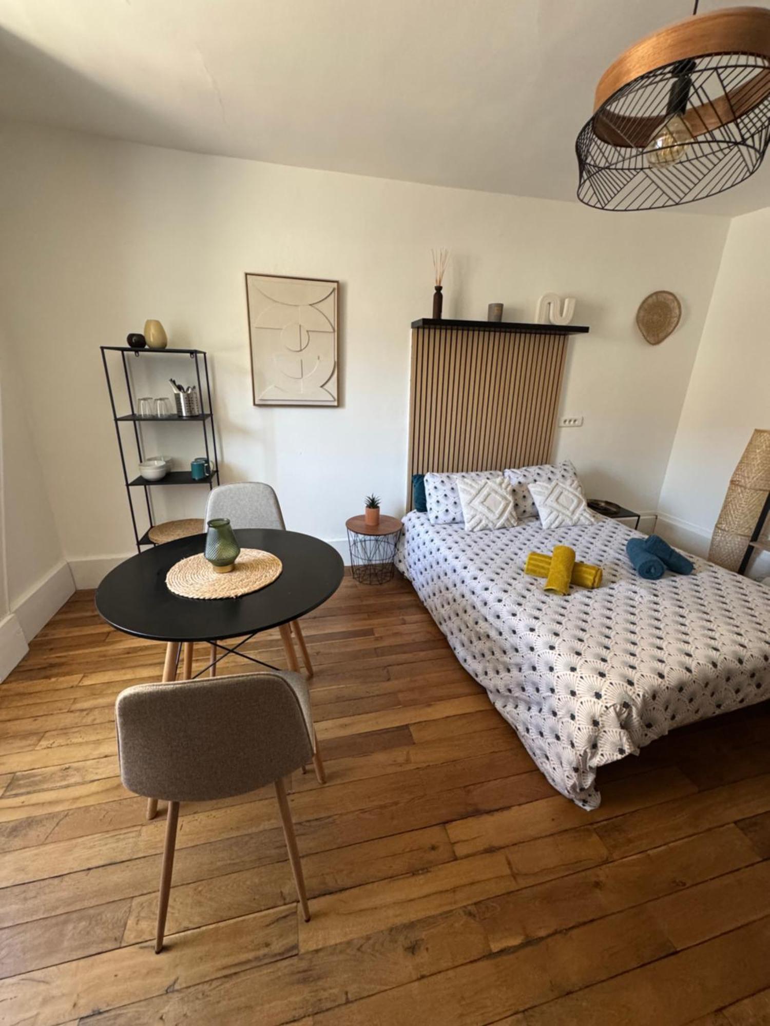 Charmant Appartement Au Coeur De ブールジュ エクステリア 写真
